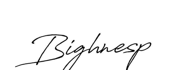 Create a beautiful signature design for name Bighnesp. With this signature (Antro_Vectra_Bolder) fonts, you can make a handwritten signature for free. Bighnesp signature style 7 images and pictures png