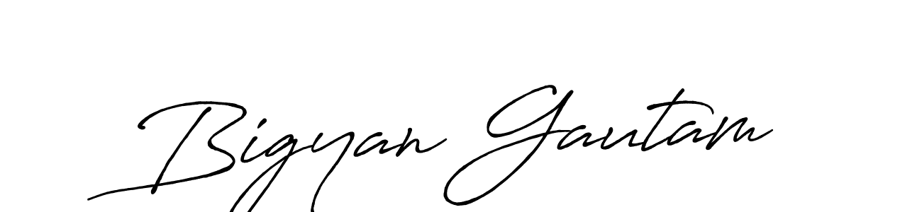 How to Draw Bigyan Gautam signature style? Antro_Vectra_Bolder is a latest design signature styles for name Bigyan Gautam. Bigyan Gautam signature style 7 images and pictures png