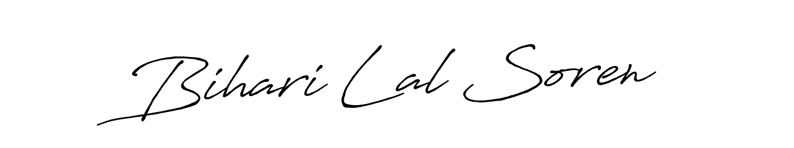 Similarly Antro_Vectra_Bolder is the best handwritten signature design. Signature creator online .You can use it as an online autograph creator for name Bihari Lal Soren. Bihari Lal Soren signature style 7 images and pictures png