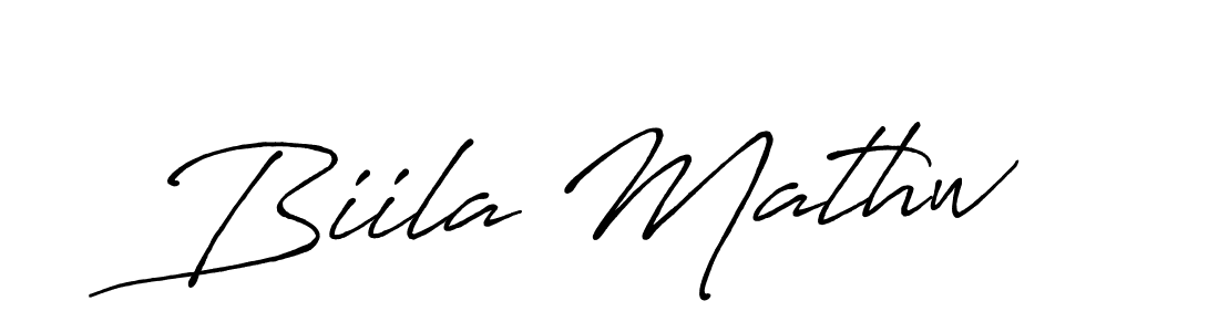 if you are searching for the best signature style for your name Biila Mathw. so please give up your signature search. here we have designed multiple signature styles  using Antro_Vectra_Bolder. Biila Mathw signature style 7 images and pictures png