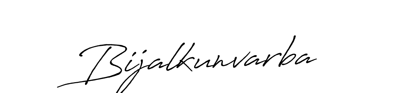 You should practise on your own different ways (Antro_Vectra_Bolder) to write your name (Bijalkunvarba) in signature. don't let someone else do it for you. Bijalkunvarba signature style 7 images and pictures png