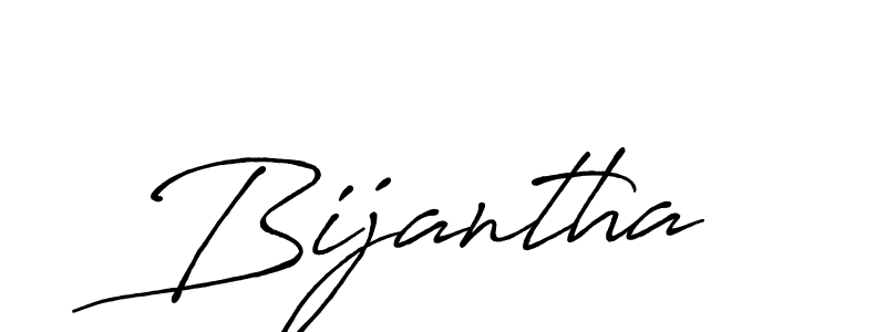 Create a beautiful signature design for name Bijantha. With this signature (Antro_Vectra_Bolder) fonts, you can make a handwritten signature for free. Bijantha signature style 7 images and pictures png