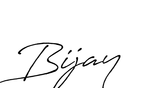 Bijay stylish signature style. Best Handwritten Sign (Antro_Vectra_Bolder) for my name. Handwritten Signature Collection Ideas for my name Bijay. Bijay signature style 7 images and pictures png