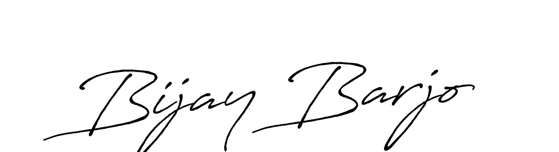 Design your own signature with our free online signature maker. With this signature software, you can create a handwritten (Antro_Vectra_Bolder) signature for name Bijay Barjo. Bijay Barjo signature style 7 images and pictures png