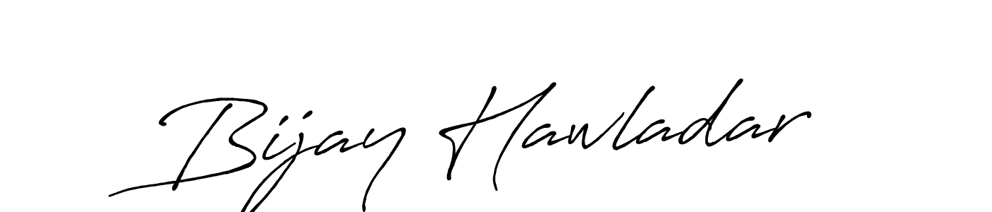 How to make Bijay Hawladar name signature. Use Antro_Vectra_Bolder style for creating short signs online. This is the latest handwritten sign. Bijay Hawladar signature style 7 images and pictures png