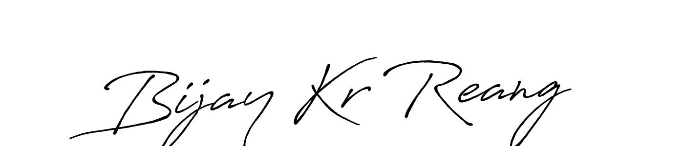 Also we have Bijay Kr Reang name is the best signature style. Create professional handwritten signature collection using Antro_Vectra_Bolder autograph style. Bijay Kr Reang signature style 7 images and pictures png