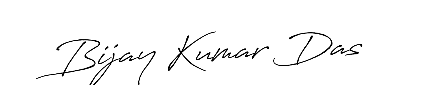 Create a beautiful signature design for name Bijay Kumar Das. With this signature (Antro_Vectra_Bolder) fonts, you can make a handwritten signature for free. Bijay Kumar Das signature style 7 images and pictures png