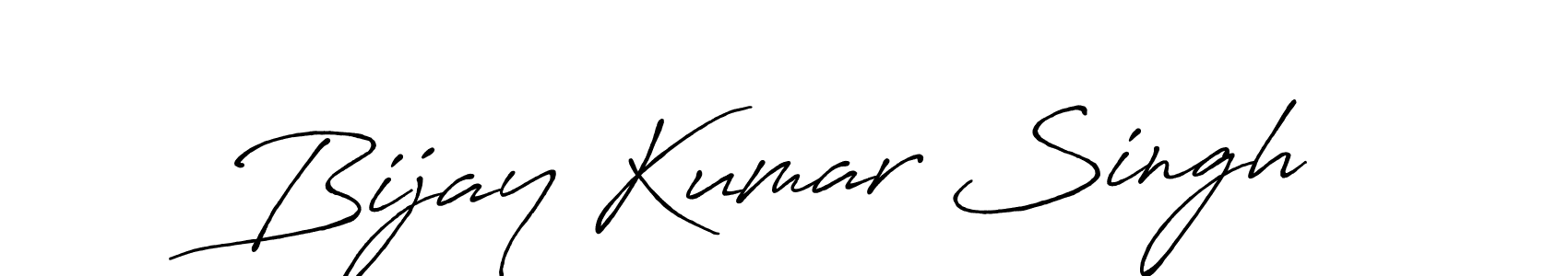 Design your own signature with our free online signature maker. With this signature software, you can create a handwritten (Antro_Vectra_Bolder) signature for name Bijay Kumar Singh. Bijay Kumar Singh signature style 7 images and pictures png