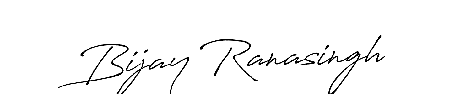 Also we have Bijay Ranasingh name is the best signature style. Create professional handwritten signature collection using Antro_Vectra_Bolder autograph style. Bijay Ranasingh signature style 7 images and pictures png