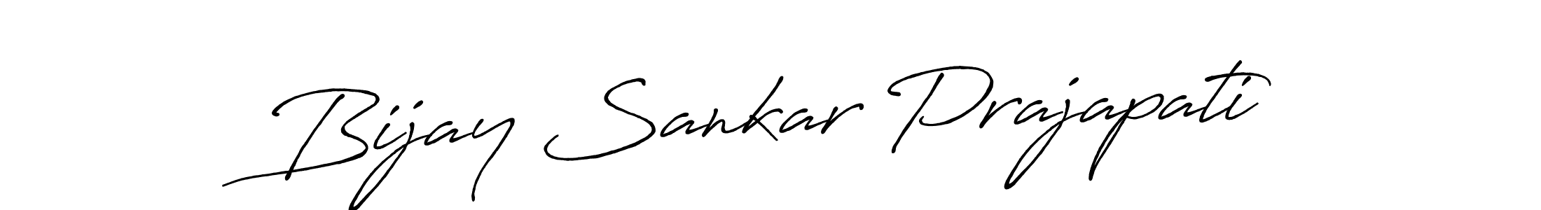 How to make Bijay Sankar Prajapati signature? Antro_Vectra_Bolder is a professional autograph style. Create handwritten signature for Bijay Sankar Prajapati name. Bijay Sankar Prajapati signature style 7 images and pictures png