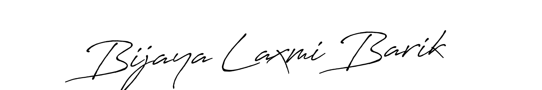 Design your own signature with our free online signature maker. With this signature software, you can create a handwritten (Antro_Vectra_Bolder) signature for name Bijaya Laxmi Barik. Bijaya Laxmi Barik signature style 7 images and pictures png