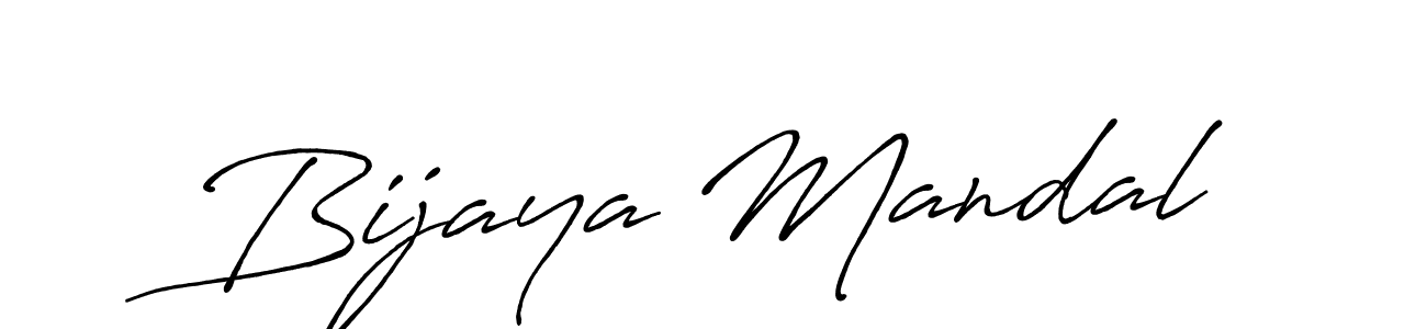 Also we have Bijaya Mandal name is the best signature style. Create professional handwritten signature collection using Antro_Vectra_Bolder autograph style. Bijaya Mandal signature style 7 images and pictures png