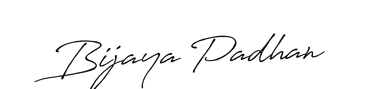 How to make Bijaya Padhan signature? Antro_Vectra_Bolder is a professional autograph style. Create handwritten signature for Bijaya Padhan name. Bijaya Padhan signature style 7 images and pictures png