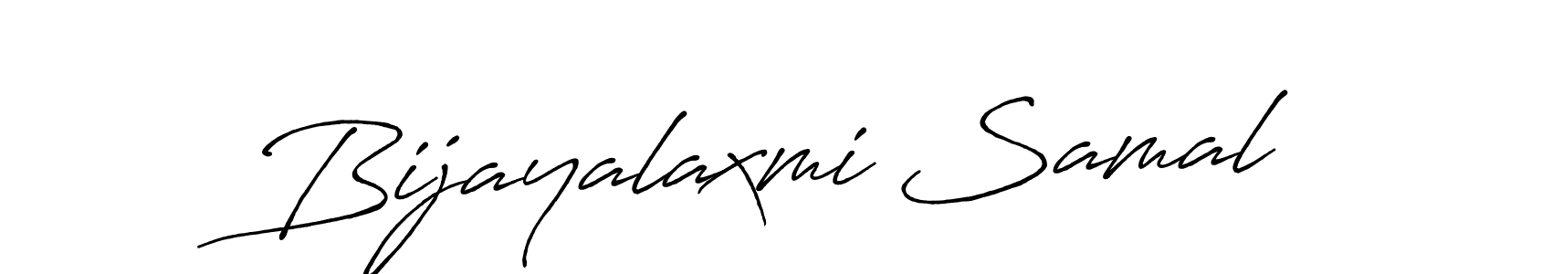 Design your own signature with our free online signature maker. With this signature software, you can create a handwritten (Antro_Vectra_Bolder) signature for name Bijayalaxmi Samal. Bijayalaxmi Samal signature style 7 images and pictures png