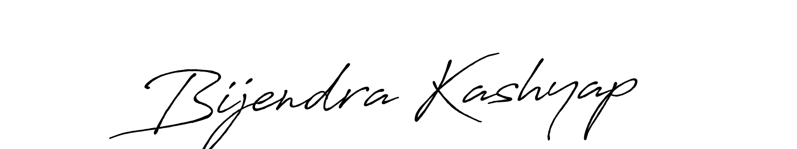 Bijendra Kashyap stylish signature style. Best Handwritten Sign (Antro_Vectra_Bolder) for my name. Handwritten Signature Collection Ideas for my name Bijendra Kashyap. Bijendra Kashyap signature style 7 images and pictures png