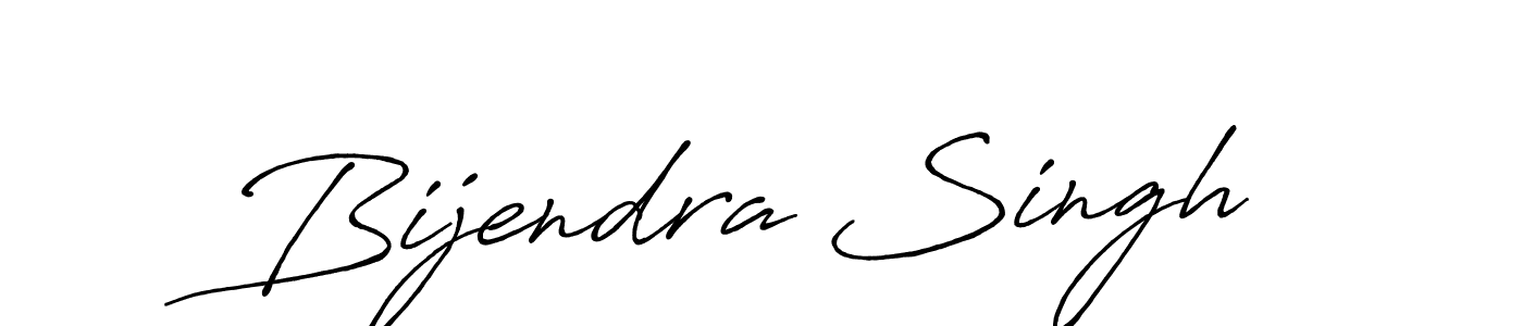 How to make Bijendra Singh name signature. Use Antro_Vectra_Bolder style for creating short signs online. This is the latest handwritten sign. Bijendra Singh signature style 7 images and pictures png