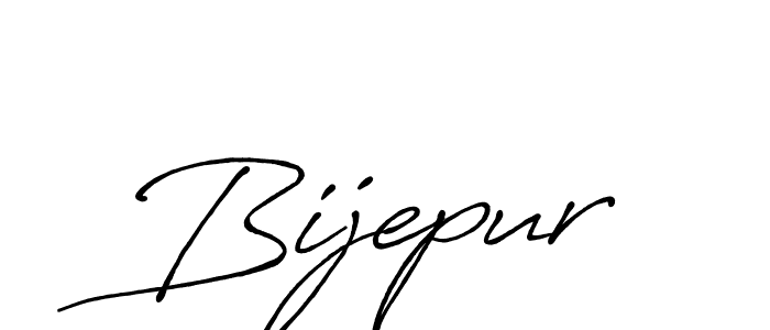 Design your own signature with our free online signature maker. With this signature software, you can create a handwritten (Antro_Vectra_Bolder) signature for name Bijepur. Bijepur signature style 7 images and pictures png