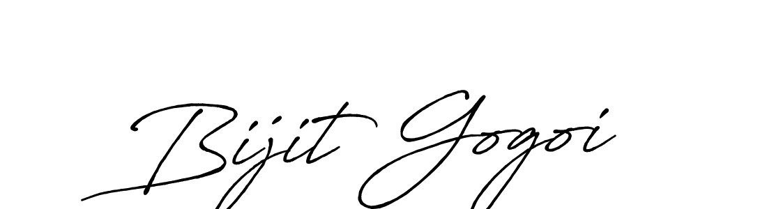 How to make Bijit Gogoi signature? Antro_Vectra_Bolder is a professional autograph style. Create handwritten signature for Bijit Gogoi name. Bijit Gogoi signature style 7 images and pictures png