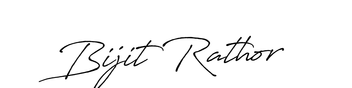 Similarly Antro_Vectra_Bolder is the best handwritten signature design. Signature creator online .You can use it as an online autograph creator for name Bijit Rathor. Bijit Rathor signature style 7 images and pictures png