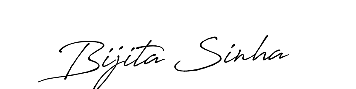 The best way (Antro_Vectra_Bolder) to make a short signature is to pick only two or three words in your name. The name Bijita Sinha include a total of six letters. For converting this name. Bijita Sinha signature style 7 images and pictures png