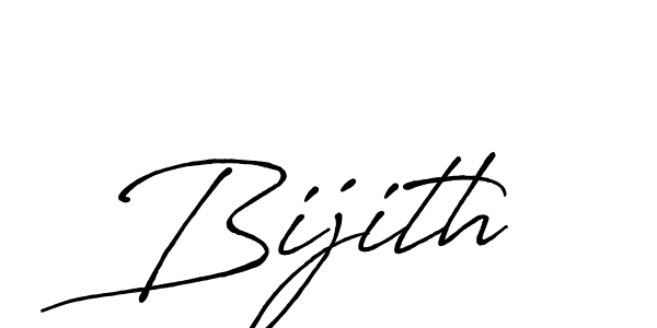 How to make Bijith name signature. Use Antro_Vectra_Bolder style for creating short signs online. This is the latest handwritten sign. Bijith signature style 7 images and pictures png