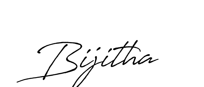 Make a beautiful signature design for name Bijitha. With this signature (Antro_Vectra_Bolder) style, you can create a handwritten signature for free. Bijitha signature style 7 images and pictures png