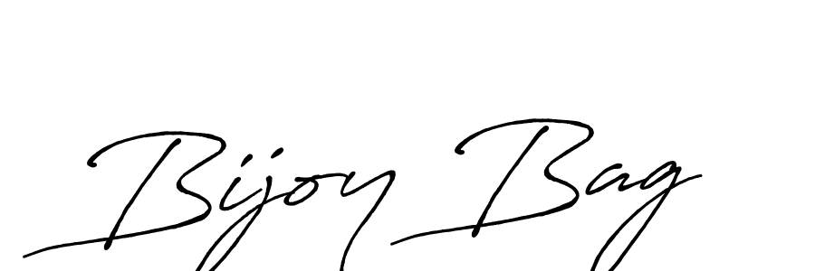 Design your own signature with our free online signature maker. With this signature software, you can create a handwritten (Antro_Vectra_Bolder) signature for name Bijoy Bag. Bijoy Bag signature style 7 images and pictures png