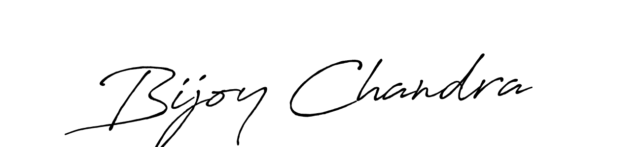 Create a beautiful signature design for name Bijoy Chandra. With this signature (Antro_Vectra_Bolder) fonts, you can make a handwritten signature for free. Bijoy Chandra signature style 7 images and pictures png