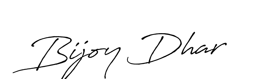 Use a signature maker to create a handwritten signature online. With this signature software, you can design (Antro_Vectra_Bolder) your own signature for name Bijoy Dhar. Bijoy Dhar signature style 7 images and pictures png