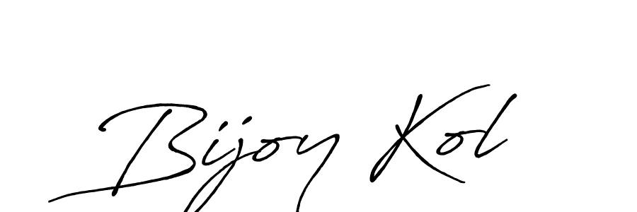 Bijoy Kol stylish signature style. Best Handwritten Sign (Antro_Vectra_Bolder) for my name. Handwritten Signature Collection Ideas for my name Bijoy Kol. Bijoy Kol signature style 7 images and pictures png