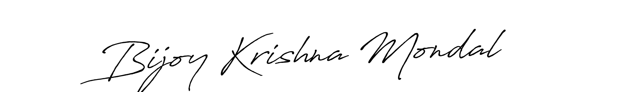 Design your own signature with our free online signature maker. With this signature software, you can create a handwritten (Antro_Vectra_Bolder) signature for name Bijoy Krishna Mondal. Bijoy Krishna Mondal signature style 7 images and pictures png