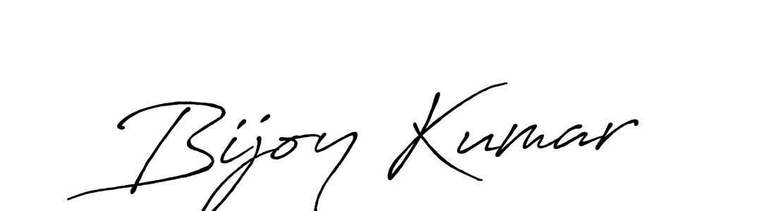 Use a signature maker to create a handwritten signature online. With this signature software, you can design (Antro_Vectra_Bolder) your own signature for name Bijoy Kumar. Bijoy Kumar signature style 7 images and pictures png