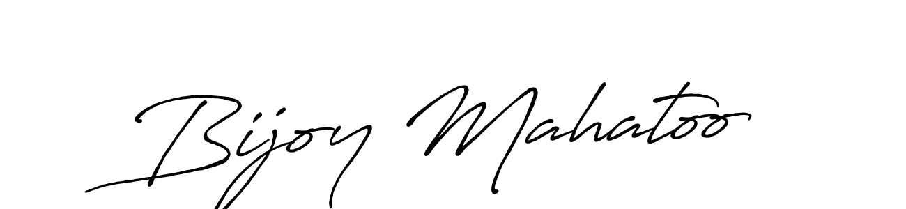 Also we have Bijoy Mahatoo name is the best signature style. Create professional handwritten signature collection using Antro_Vectra_Bolder autograph style. Bijoy Mahatoo signature style 7 images and pictures png