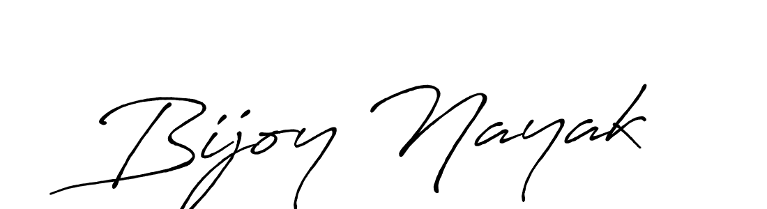 Use a signature maker to create a handwritten signature online. With this signature software, you can design (Antro_Vectra_Bolder) your own signature for name Bijoy Nayak. Bijoy Nayak signature style 7 images and pictures png