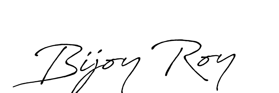 Create a beautiful signature design for name Bijoy Roy. With this signature (Antro_Vectra_Bolder) fonts, you can make a handwritten signature for free. Bijoy Roy signature style 7 images and pictures png