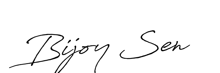 It looks lik you need a new signature style for name Bijoy Sen. Design unique handwritten (Antro_Vectra_Bolder) signature with our free signature maker in just a few clicks. Bijoy Sen signature style 7 images and pictures png