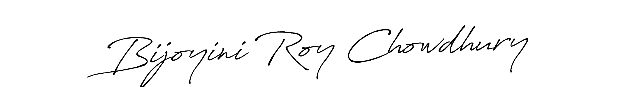 How to make Bijoyini Roy Chowdhury signature? Antro_Vectra_Bolder is a professional autograph style. Create handwritten signature for Bijoyini Roy Chowdhury name. Bijoyini Roy Chowdhury signature style 7 images and pictures png