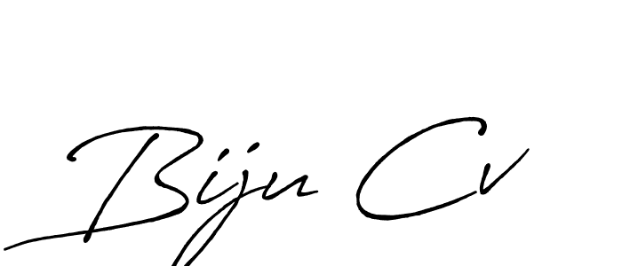 The best way (Antro_Vectra_Bolder) to make a short signature is to pick only two or three words in your name. The name Biju Cv include a total of six letters. For converting this name. Biju Cv signature style 7 images and pictures png