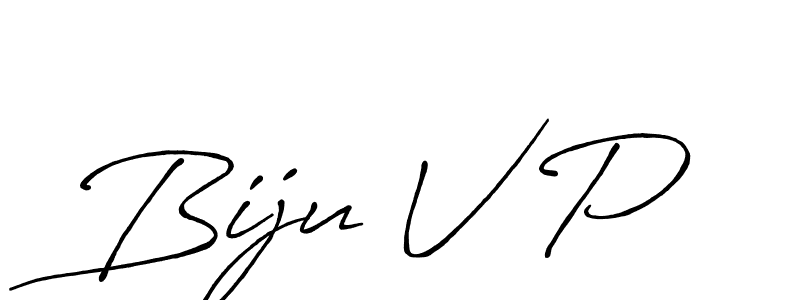 This is the best signature style for the Biju V P name. Also you like these signature font (Antro_Vectra_Bolder). Mix name signature. Biju V P signature style 7 images and pictures png