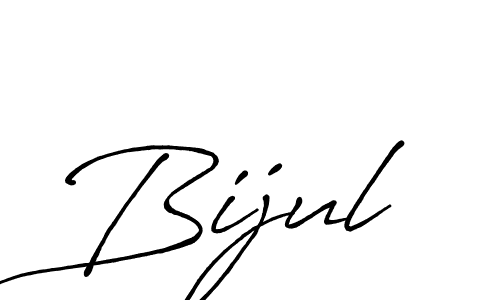 Create a beautiful signature design for name Bijul. With this signature (Antro_Vectra_Bolder) fonts, you can make a handwritten signature for free. Bijul signature style 7 images and pictures png