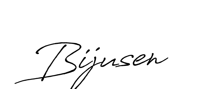 Design your own signature with our free online signature maker. With this signature software, you can create a handwritten (Antro_Vectra_Bolder) signature for name Bijusen. Bijusen signature style 7 images and pictures png