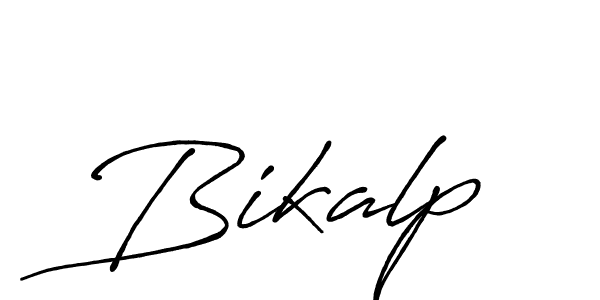 How to make Bikalp signature? Antro_Vectra_Bolder is a professional autograph style. Create handwritten signature for Bikalp name. Bikalp signature style 7 images and pictures png