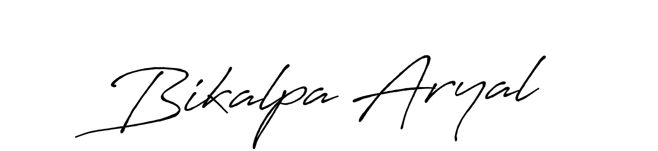 Bikalpa Aryal stylish signature style. Best Handwritten Sign (Antro_Vectra_Bolder) for my name. Handwritten Signature Collection Ideas for my name Bikalpa Aryal. Bikalpa Aryal signature style 7 images and pictures png