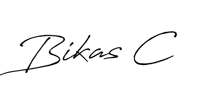 Also we have Bikas C name is the best signature style. Create professional handwritten signature collection using Antro_Vectra_Bolder autograph style. Bikas C signature style 7 images and pictures png