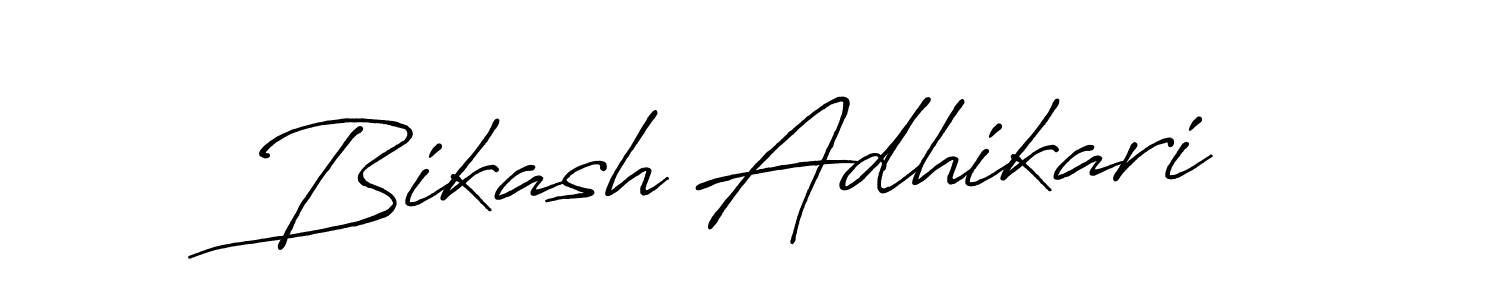It looks lik you need a new signature style for name Bikash Adhikari. Design unique handwritten (Antro_Vectra_Bolder) signature with our free signature maker in just a few clicks. Bikash Adhikari signature style 7 images and pictures png