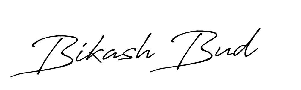 The best way (Antro_Vectra_Bolder) to make a short signature is to pick only two or three words in your name. The name Bikash Bud include a total of six letters. For converting this name. Bikash Bud signature style 7 images and pictures png