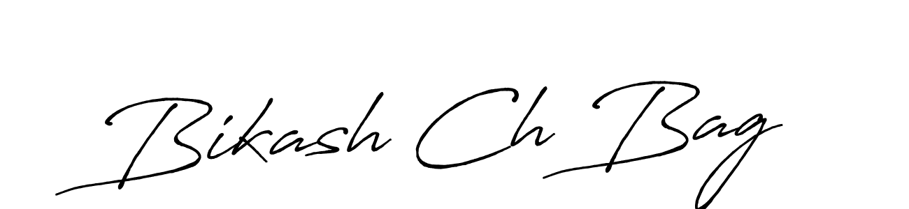 Design your own signature with our free online signature maker. With this signature software, you can create a handwritten (Antro_Vectra_Bolder) signature for name Bikash Ch Bag. Bikash Ch Bag signature style 7 images and pictures png