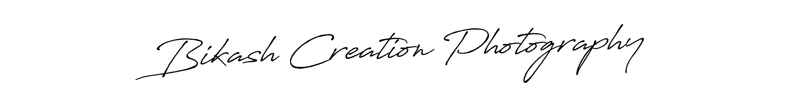 Use a signature maker to create a handwritten signature online. With this signature software, you can design (Antro_Vectra_Bolder) your own signature for name Bikash Creation Photography. Bikash Creation Photography signature style 7 images and pictures png