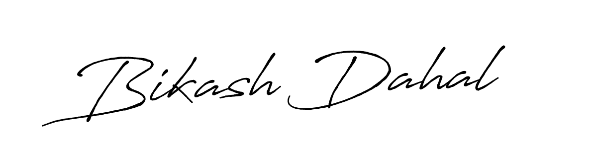 Use a signature maker to create a handwritten signature online. With this signature software, you can design (Antro_Vectra_Bolder) your own signature for name Bikash Dahal. Bikash Dahal signature style 7 images and pictures png