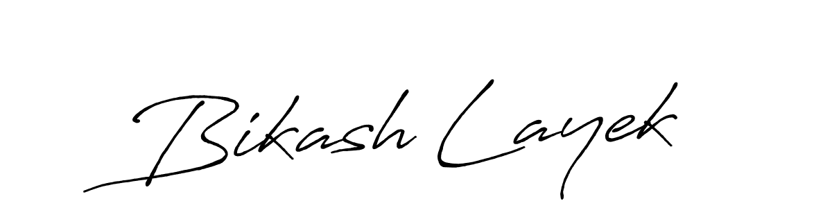 How to make Bikash Layek signature? Antro_Vectra_Bolder is a professional autograph style. Create handwritten signature for Bikash Layek name. Bikash Layek signature style 7 images and pictures png